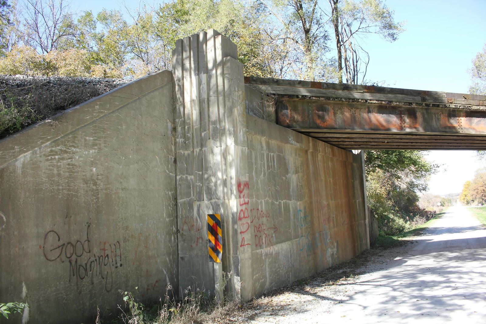 West abutment